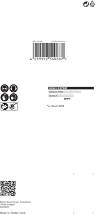 <!-- language missing --> Bosch M480 砂磨網 93 x 186 毫米 G 320 10 件
